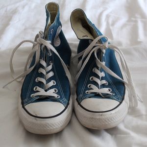 Dark Teal Blue Converse